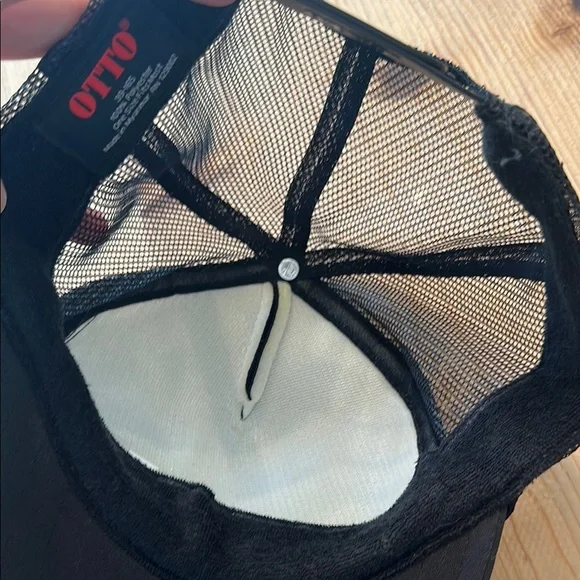 ALOHA Collection Black and Silver Trucker Hat - Picture 3 of 4